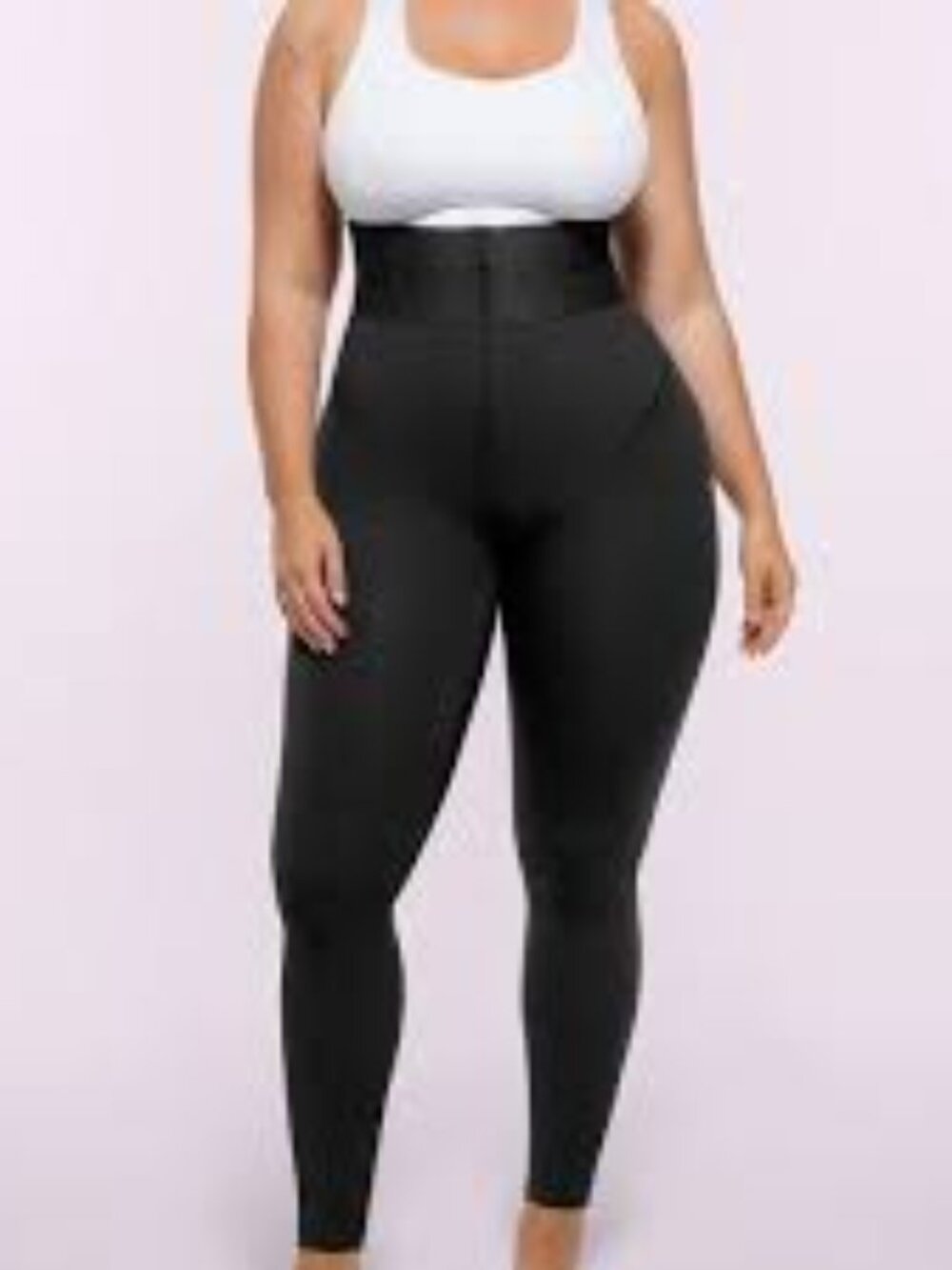 NWT Shapellx AirSlim Corset Waist Compression Leggings Sz L
